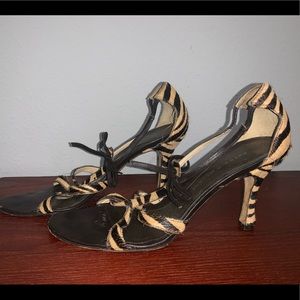 Antonio Melani zebra print heel